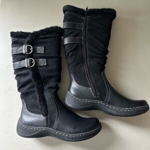 NIB Yuu Elenie Snow Boots Black 6.5 Zipper Closure